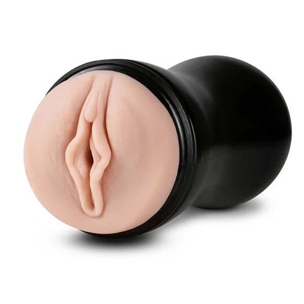 M for Men Self Lubricating Soft and Wet Ribbed/Orbed Pussy Vanilla by Blush Novelties — image 2 of 5
