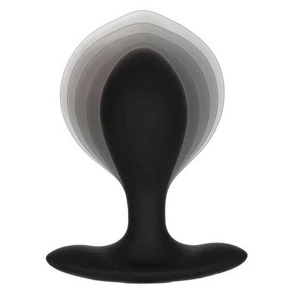 Weighted Black Silicone Inflatable Anal Plug by Cal Exotics — image 4 of 12