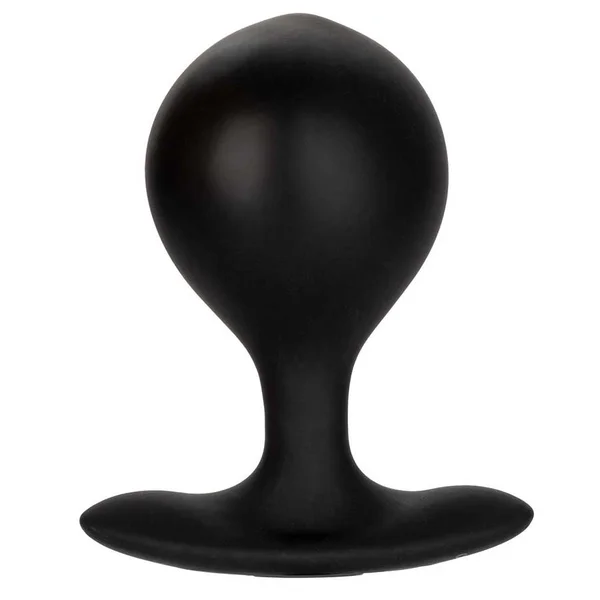 Weighted Black Silicone Inflatable Anal Plug by Cal Exotics — image 2 of 12