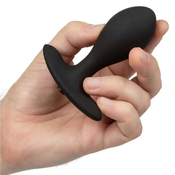 Weighted Black Silicone Inflatable Anal Plug by Cal Exotics — image 9 of 12