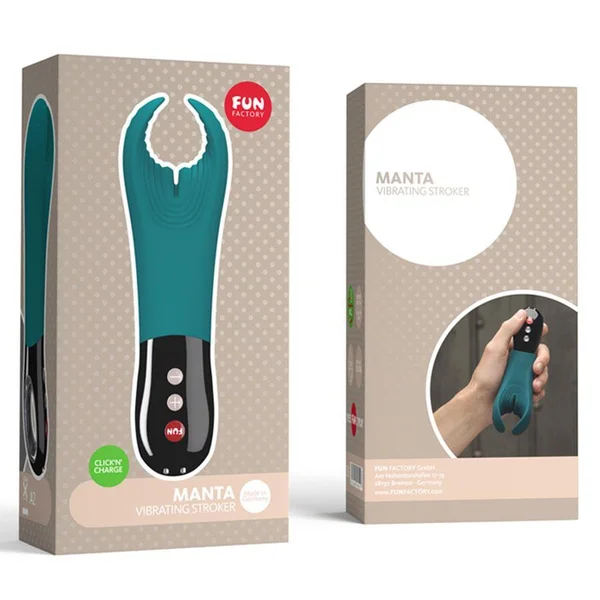 Fun Factory Manta Rechargeable Penis Vibrator and Male Masturbator — image 6 of 13