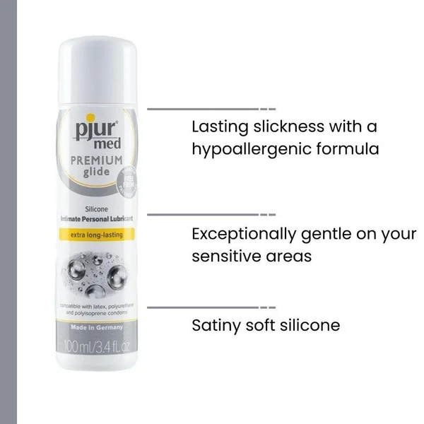 Pjur Med Premium Glide -Silicone-Based Lube | 100ml (3.4oz) — image 10 of 10
