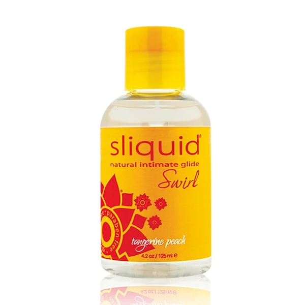 Sliquid Swirl Tangerine Peach Flavored Lube | 4.2oz — image 4 of 5