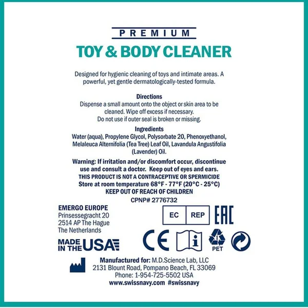 Swiss Navy Toy and Body Cleaner | 1oz — image 6 of 6