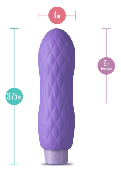 Gaia Eco Bliss Rechargeable Waterproof Plant Based Clitoral Vibrator By Blush - Lilac