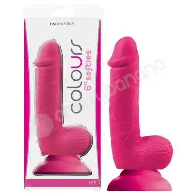 Colours Pink Softies 6 Dildo