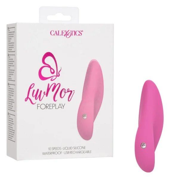 LuvMor Foreplay Rechargeable Silicone Waterproof Clitoral Vibrator By CalExotics