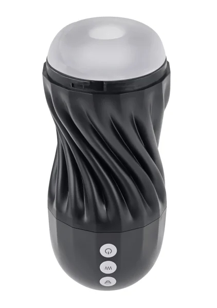 Playboy Pleasure Solo Stroker Rechargeable Textured Vibrating Penis Stroker