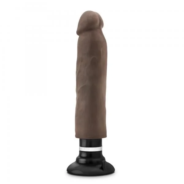 11 inches Sensa Feel Magnum Vibrating Dong Chocolate — image 4 of 6