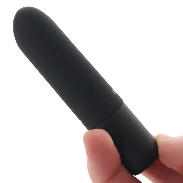 In A Bag Silicone Rechargeable Bullet Vibrator By Doc Johnson - Black