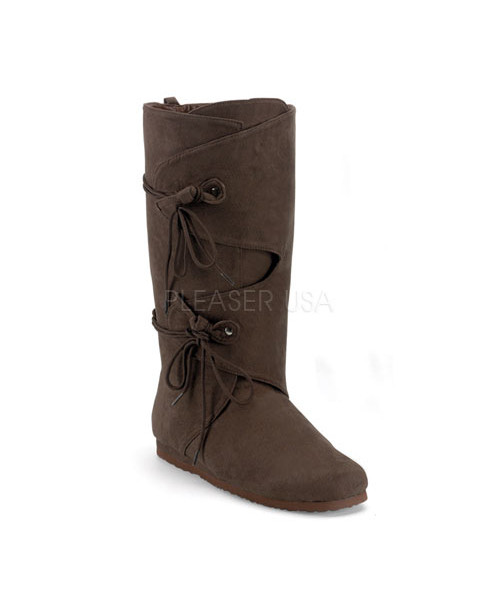 RENAISSANCE-100 - MEN'S BROWN MICROFIBER RENAISSANCE BOOT