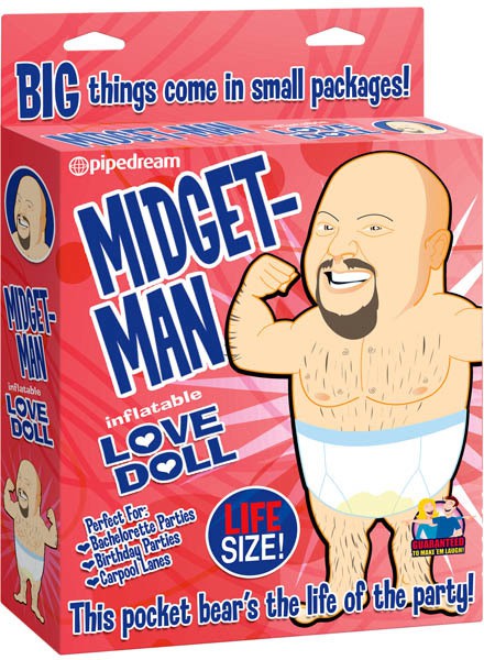 Mini Midget man Blow Up Doll