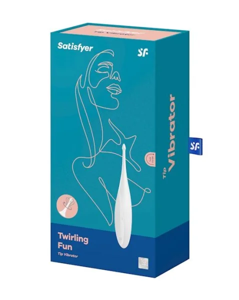 Satisfyer Twirling Fun  - White - 7 Inch