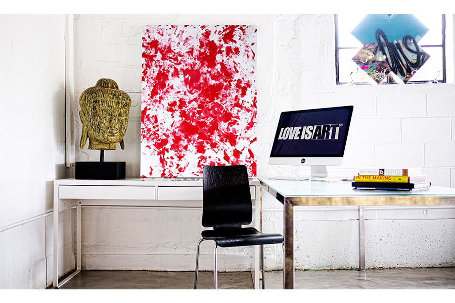 Love is Art Romantic Canvas & Paint Kit