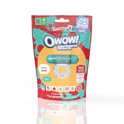 Screaming O 4b Owow Super Powered Vibrating Ring Kiwi