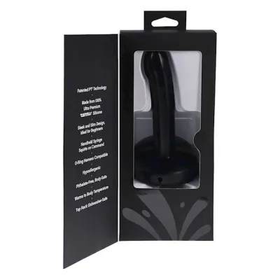 Pop Slim By Tantus Squirting Dildo Midnight