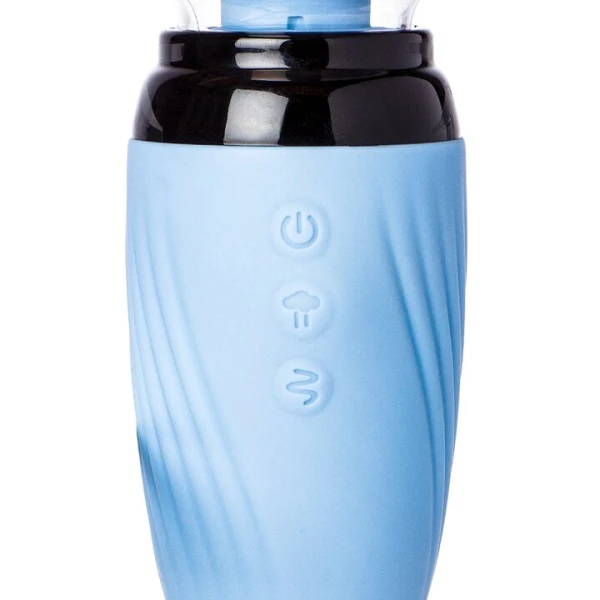 Bondara Plumper Blue 10 Function Vibrating Pussy Pump & Love Egg — image 4 of 6