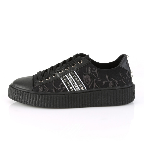 1 1/2 inches PF Round Toe Lace-Up Front Low Top Creeper Sneaker — image 11 of 16