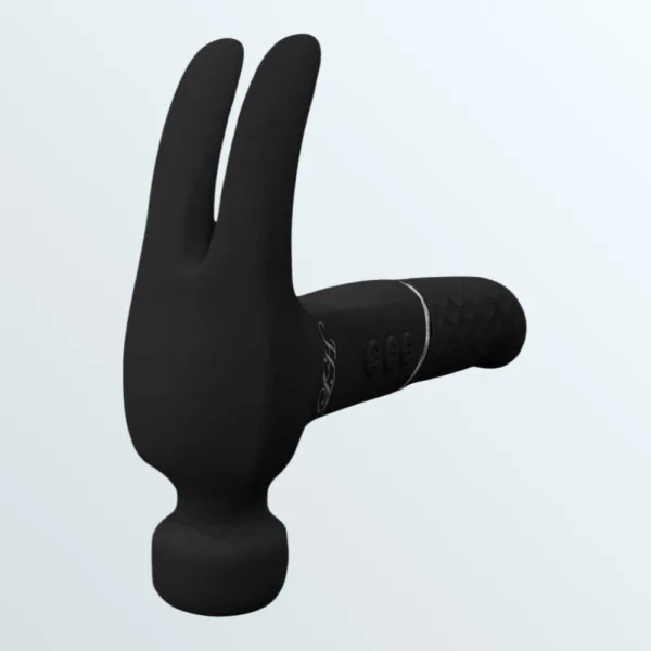 Love Hamma Straight Multi-Function Vibrator - Black