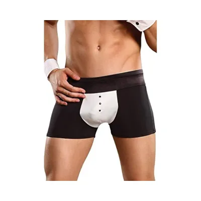 Male Power Butt ler Costume S M Black