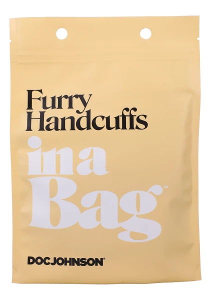 Furry Handcuffs in a Bag