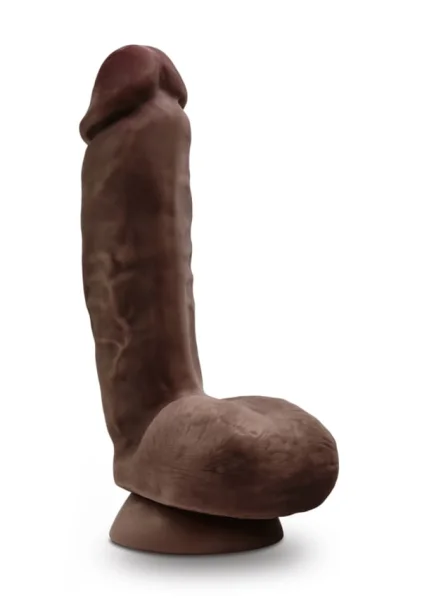 Dr. Skin Glide 8.5" Self-lubricating Dildo With Balls