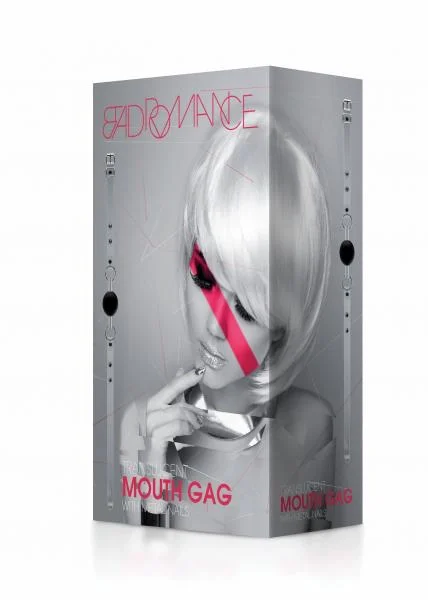 Translucent Mouth Gag with Metal Nails