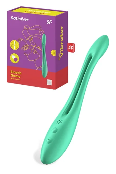 Satisfyer 7.8" Elastic Game Rechargeable Flexible Multi Vibrator