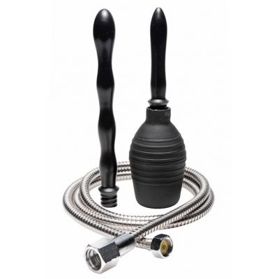 All In One Shower Enema Cleansing System Black