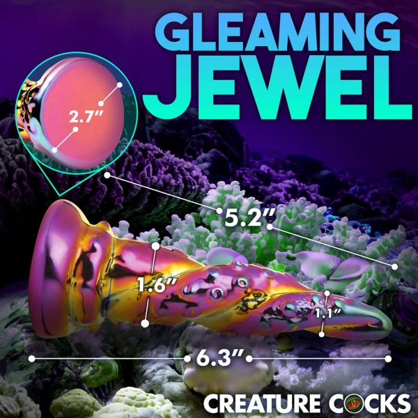 Creature Cocks - Enchantress Rainbow Glass Dildo