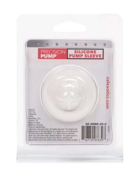 Precision Pump Silicone Pump Sleeve - Clear