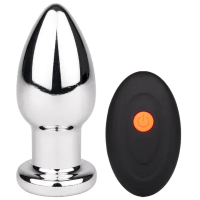 Bondara Rim Stim Metal 10 Function Remote Butt Plug 3 8 Inch