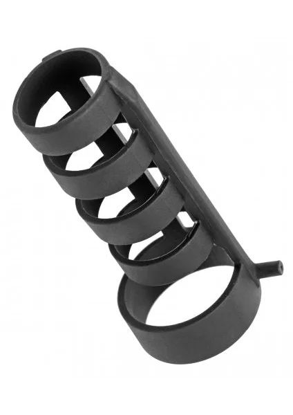 Zeus Electrosex - Power Cage Silicone E-Stim Cock and Ball Sheath — image 5 of 10