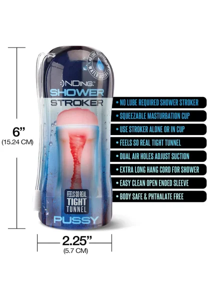 Happy Ending Tight Pussy Shower Stroker — image 5 of 8