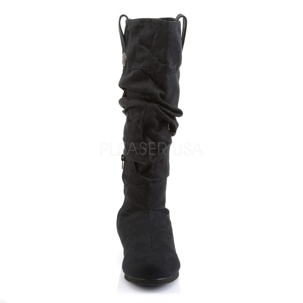 Microfiber Renaissance Pull-On Mid-Calf Boot — image 6 of 8