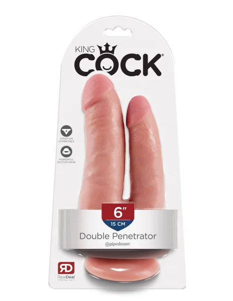 King Cock Double Penetrator-Flesh