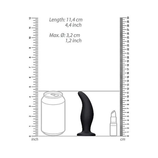 Ouch Curve Butt Plug Black — image 4 of 11