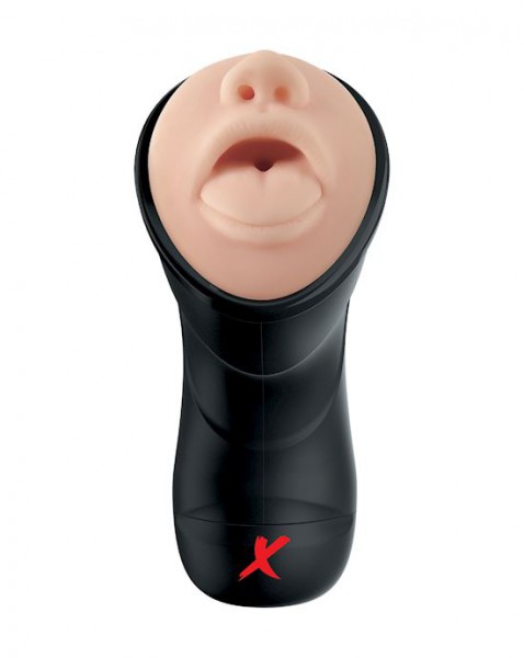 Pdx Elite Deep Throat Vibrating Mastorbator - Black