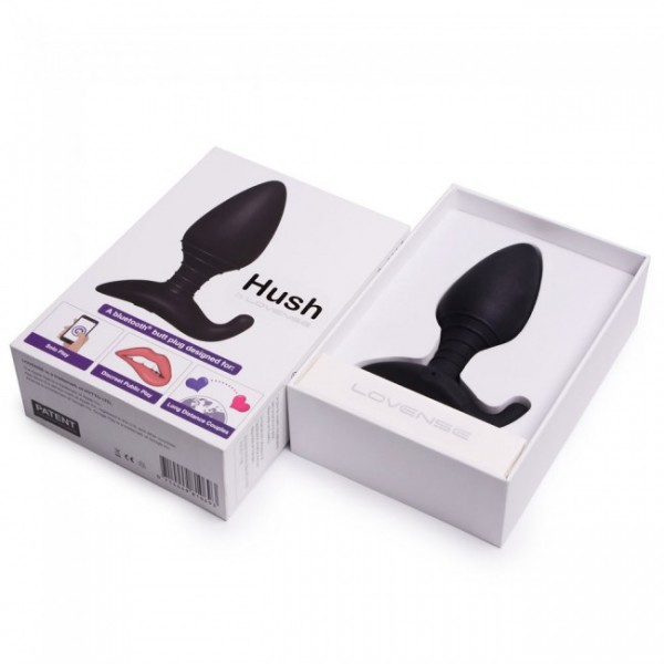 Lovense Hush App Controlled Vibrating Butt Plug 4 Inch