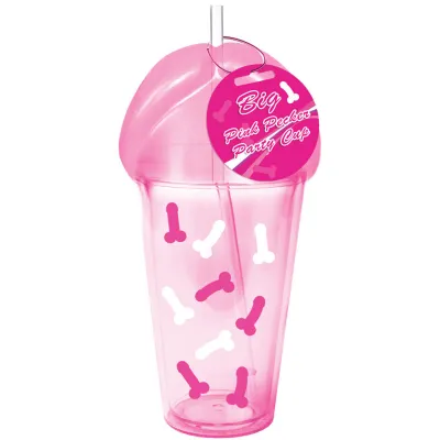 Big Pink Pecker Party Cup