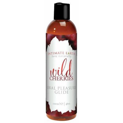 Intimate Earth Wild Cherries Flavored Water Based Lube 4oz