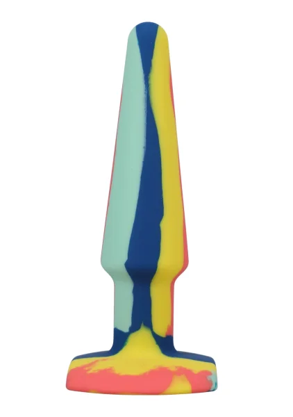 A-Play Groovy Silicone 5" Anal Plug By Doc Johnson - Berry