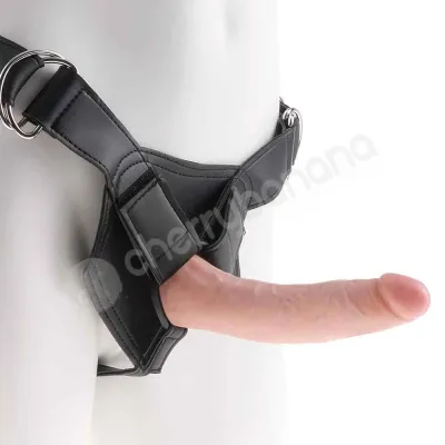 King Cock Flesh Strap on Harness With 7 Cock