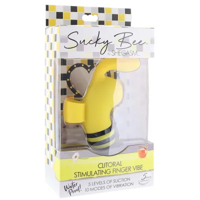Shegasm Sucky Bee Clitoral Stimulating Finger Vibe