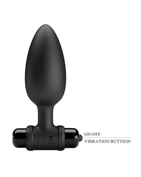 Vibra Anal Plug Vibrator - 4.6 Inch