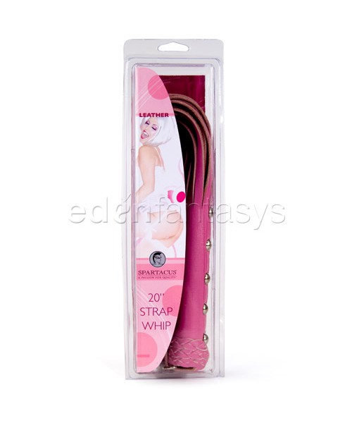 Leather strap whip