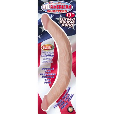 All american whoppers curved double dong