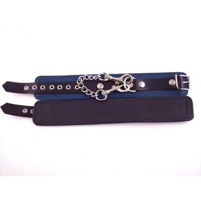 Harmony Blue Leather Ankle Restraints