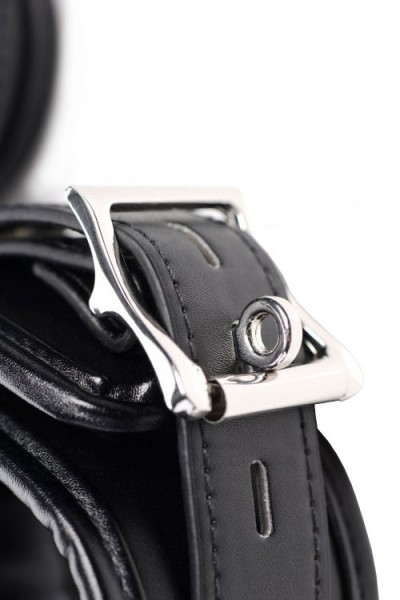 Strict Slave Faux Leather & Metal Shackle Set