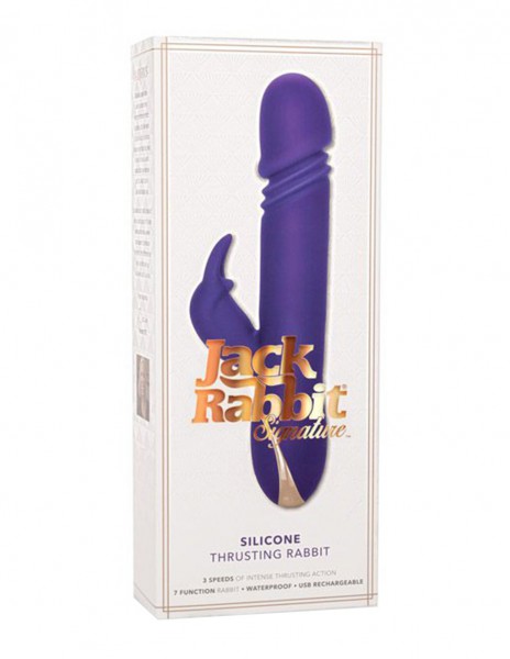 Jack Rabbit Signature - Silicone Thrusting Rabbit (Purple)
